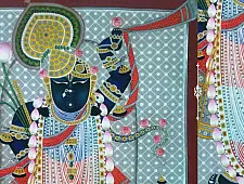 Pichwai Painting ~ Srinath ji ~ { 3X5 Feet }